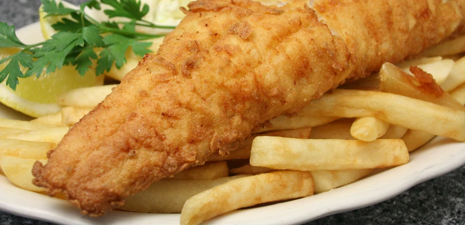 panierowana ryba i&nbsp;frytki